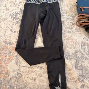 Nike men’s compression Black Performance Leggings